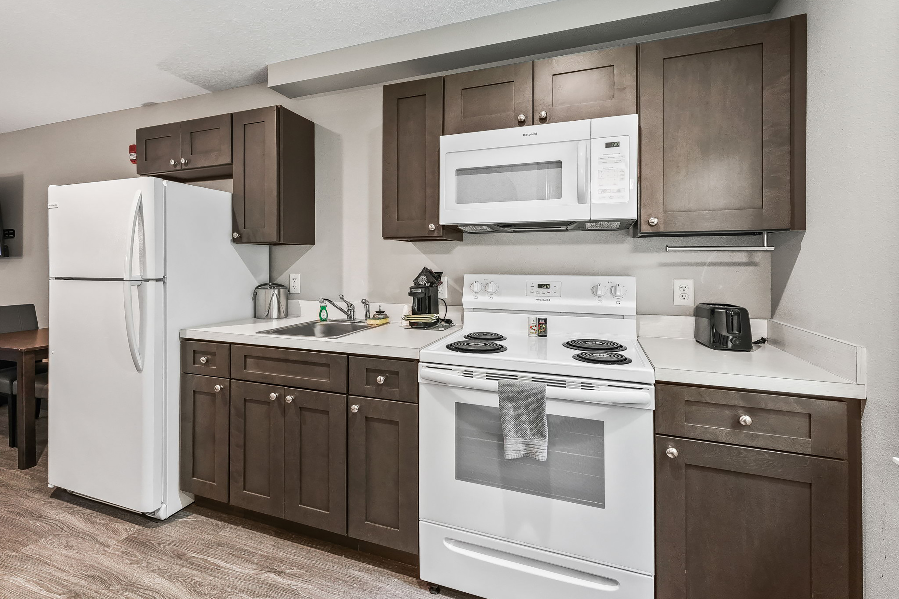 Guest room at the Baymont by Wyndham Ocala Suites in Ocala, Florida